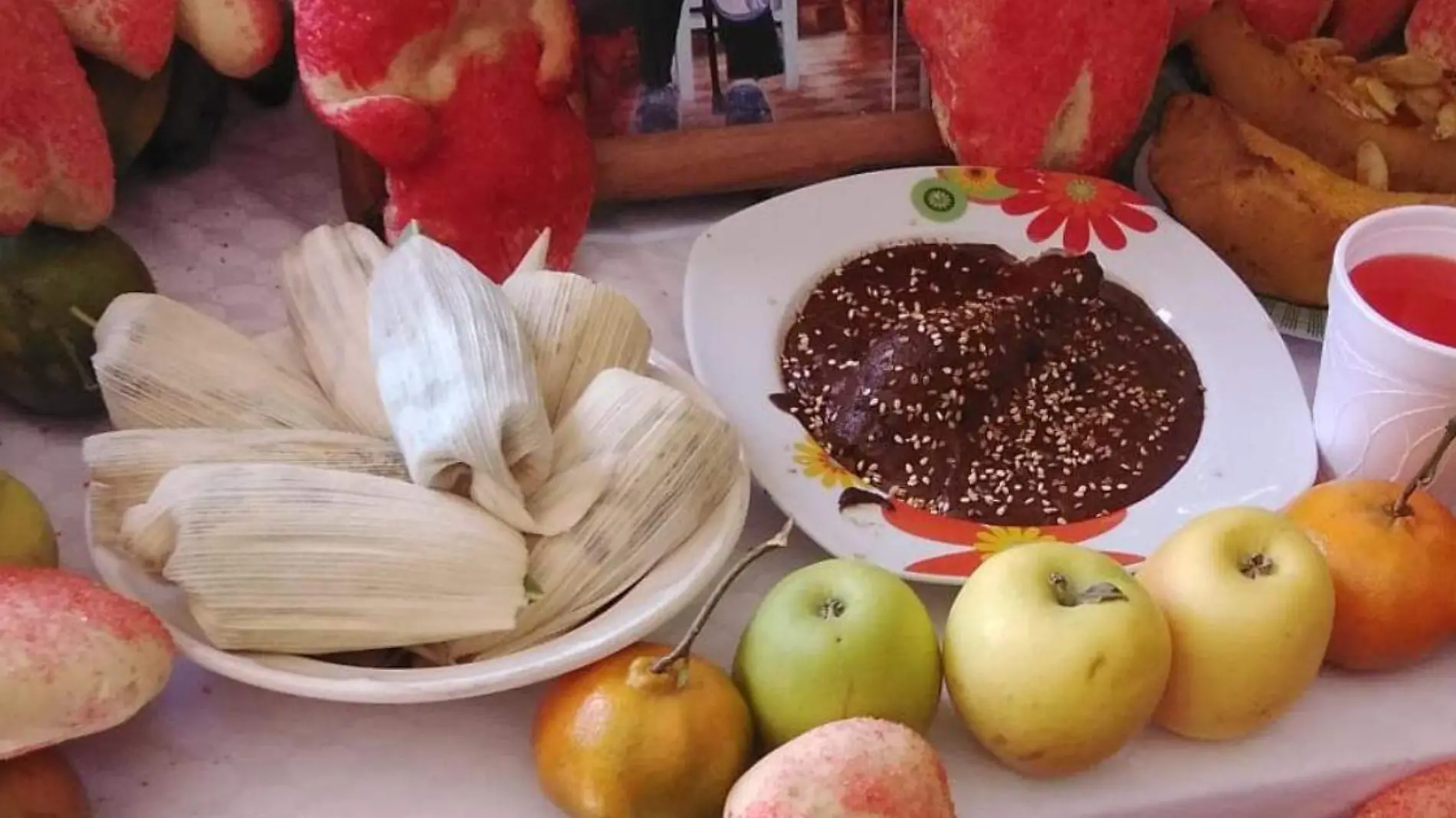 Platillos típicos en las ofrendas mixtecas